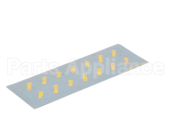 A6084501 Pitco Label,Decal Ovrly Cmptr Me,Mg14