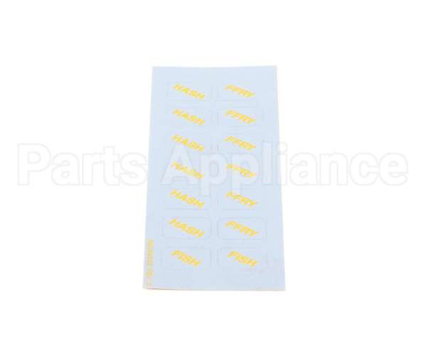 A6084502 Pitco Label,Decal Ovrelay Cmptr Ffry Mg