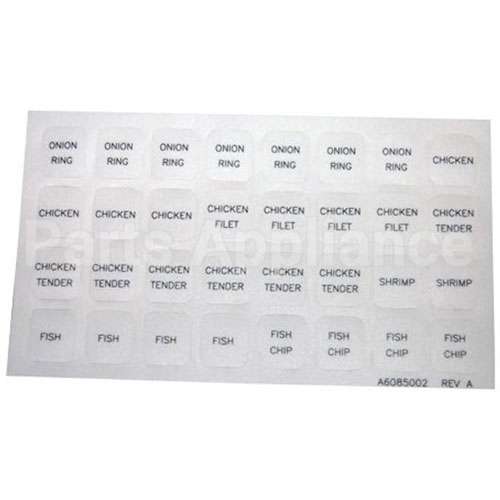 A6085002 Compatible Pitco Culvers Rh Lbl