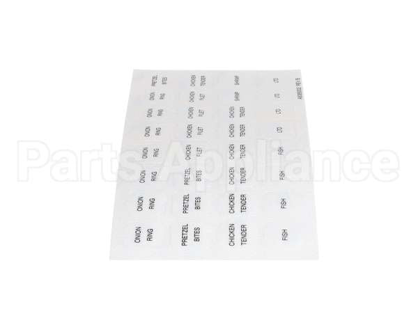 A6085002 Pitco Label,Culvers Rh