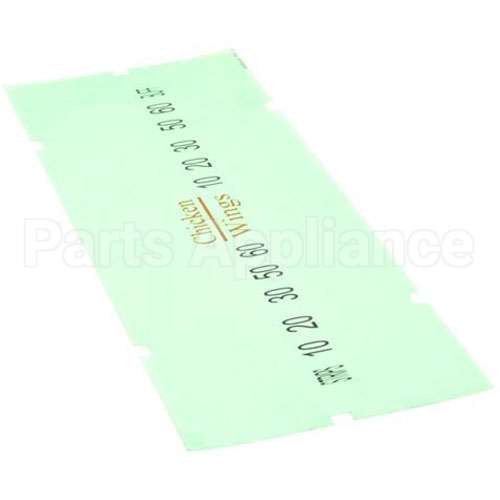 A6085504 Compatible Pitco Overlay Label Hooters Chkn/Wings
