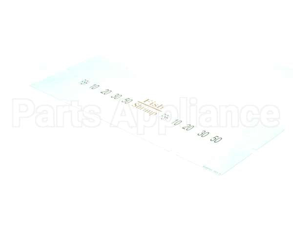 A6085505 Pitco Label,Ovrelay Hooters Fish/Shrimp