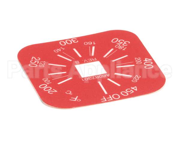 A6087301 Pitco Label,Thermostat 200-450F