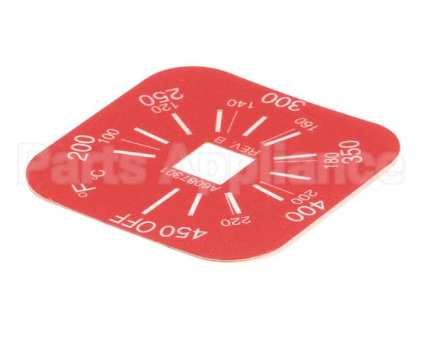 A6087301 Pitco Label,Thermostat 200-450F