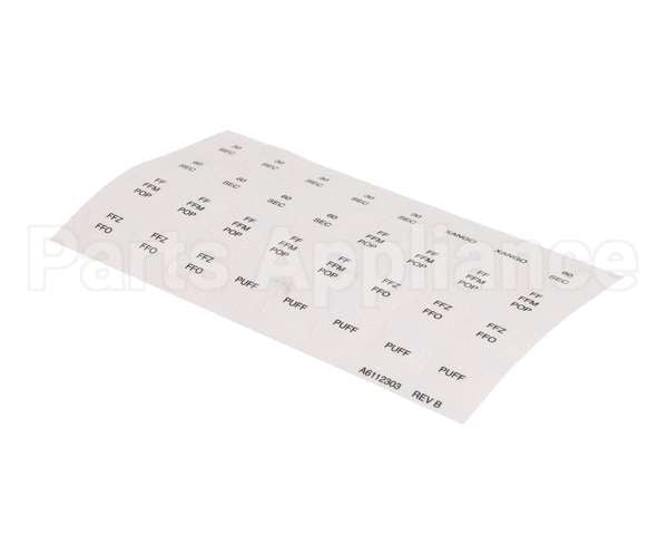 A6112303 Pitco Label,Swenson Ssh60W Left/Righ