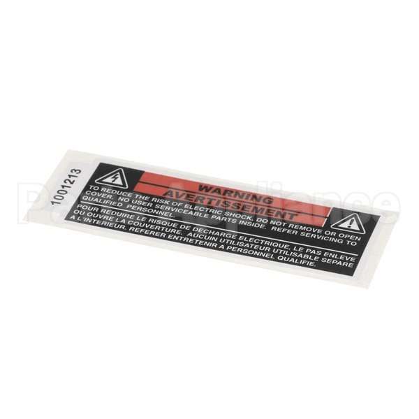 AJA1001213 Compatible Roundup Label - Shock Hazard