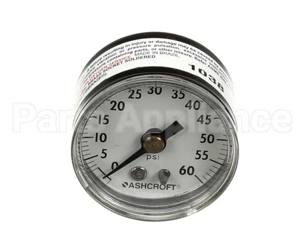 AR800-2500004 Cleveland Gauge 0-60 Psi
