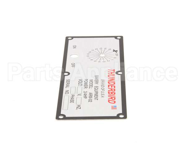 ARM-02-179 Thunderbird Switch Plate