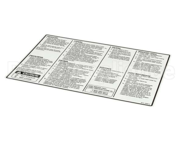 AT1L-3658-3 Accutemp Overlay Steamer Instructions