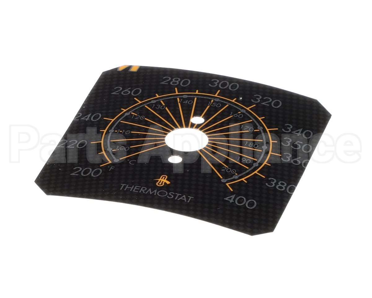 AT2L-2715-5 Accutemp Overlay, Control Panel Elec/Gas Internal