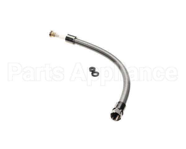 B-0024-H2A T&S Brass Flexible Stainless Steel Hose, Less Hand