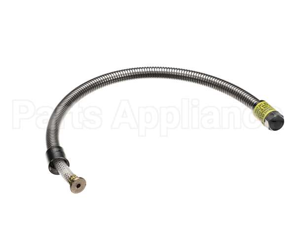 B-0028-H2A T&S Brass Hose, 28 Flexible Stainless Steel, Less