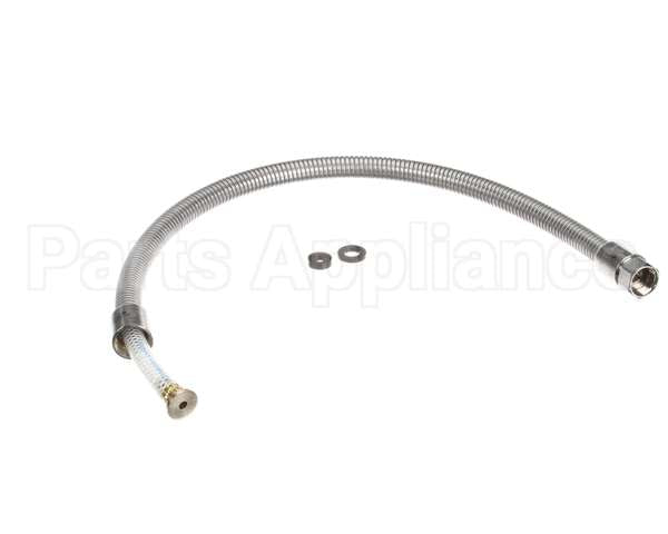 B-0032-H2A T&S Brass Hose, 32 Flexible Stainless Steel, Less