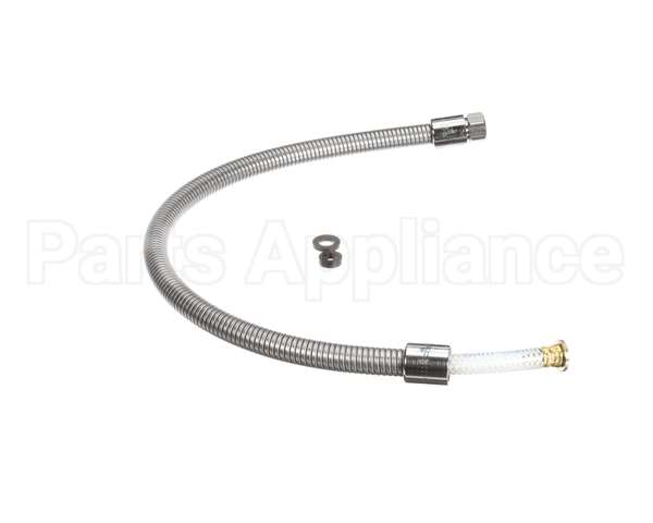 B-0032-H2A T&S Brass Hose, 32 Flexible Stainless Steel, Less