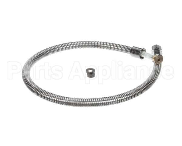 B-0040-H2A T&S Brass Hose, 40 Flexible Stainless Steel, Less