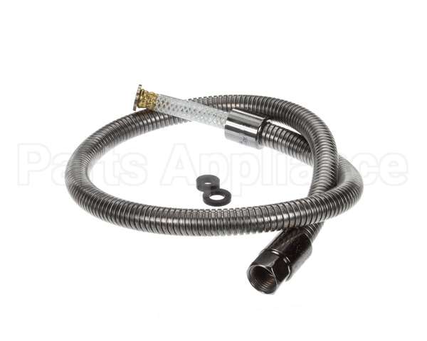 B-0042-H2A T&S Brass Hose, 42 Flexible Stainless Steel, Less