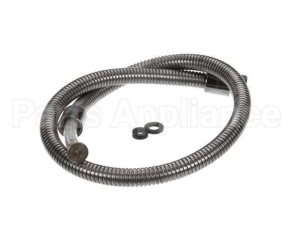 B-0042-H2A T&S Brass Hose, 42 Flexible Stainless Steel, Less