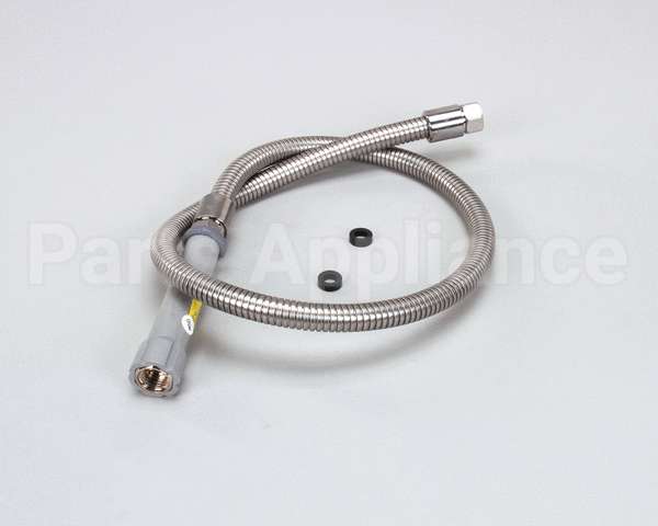B-0044-H T&S Brass Hose, 44 Flexible Stainless Steel (Gray