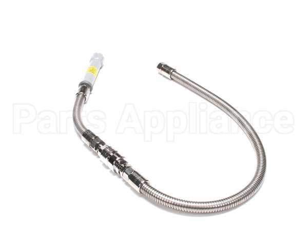 B-0044-V9 T&S Brass Hose, 44 Flexible Stainless Steel, Backf