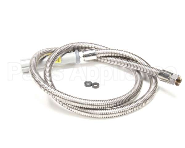 B-0072-H T&S Brass Hose, 72 Flexible Stainless Steel (Gray