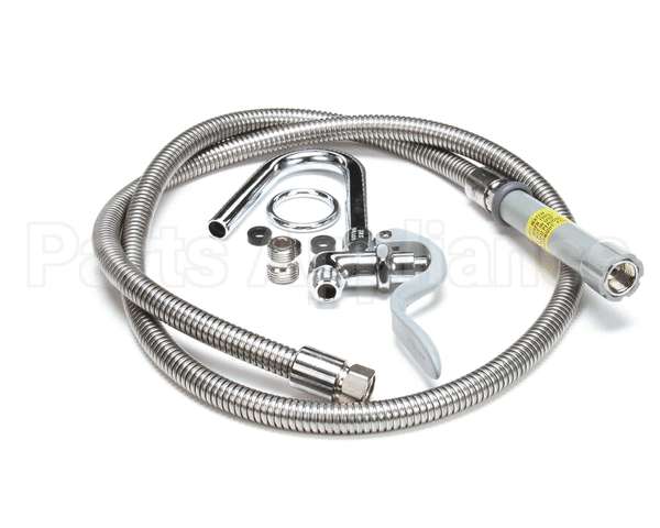 B-0102-A T&S Brass Pot & Glass Filler, Hook Nozzle, 68 Flex