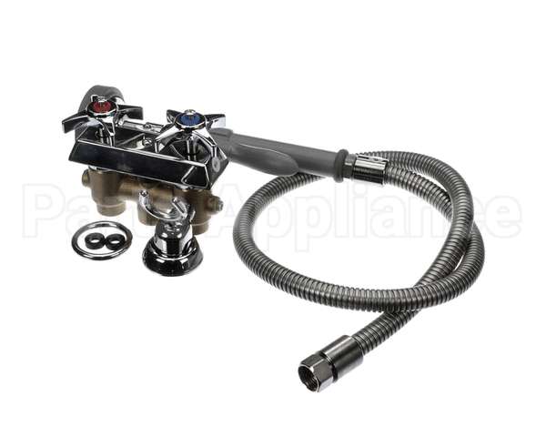 B-0105 T&S Brass Spray Valve And Wall Hook Outlet With St