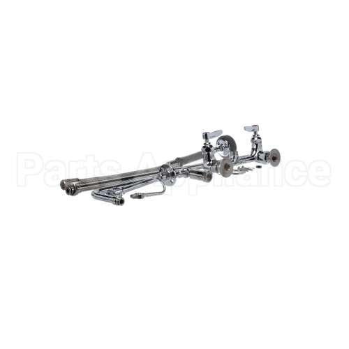 B-0131-B T&S Brass Pre-Rinse, Overhead Swivel Arm, 8 Wall M