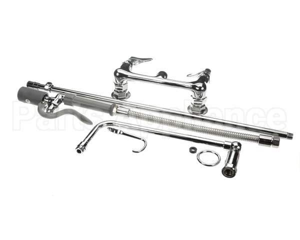 B-0131-C T&S Brass Prerinse Overhead Swivel Arm Wall Mou