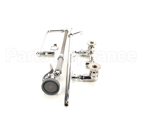 B-0131 T&S Brass Pre-Rinse, Overhead Swivel Arm, 8 Wall M