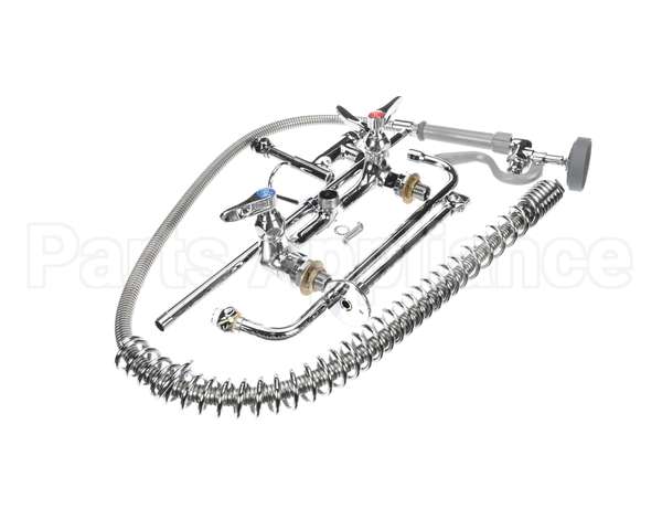 B-0133-01 T&S Brass Easyinstall Pre-Rinse, Spring Action, 8