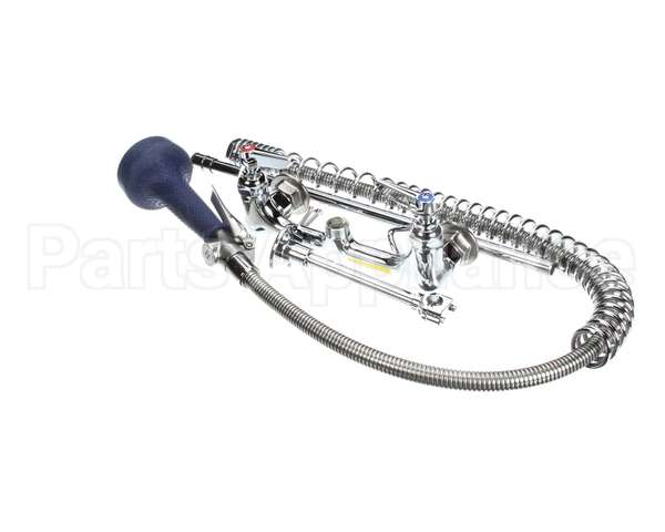 B-0133-B08 T&S Brass Easyinstall Pre-Rinse: 8 Wall Mount, 1/2