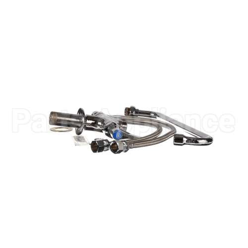 B-0201 T&S Brass Double Pantry Faucet, Single Hole Base,