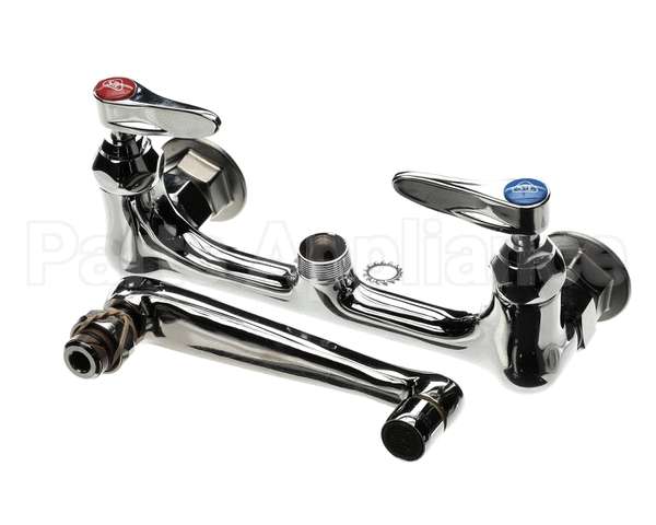 B-0230-01 T&S Brass Mixing Faucet 8 Wall Mount 6 Cast Spou