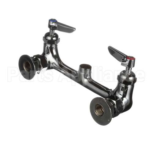 B-0230-CR-LN T&S Brass 8 Wall Mount Mixing Faucet, Sc-Cerama Ca