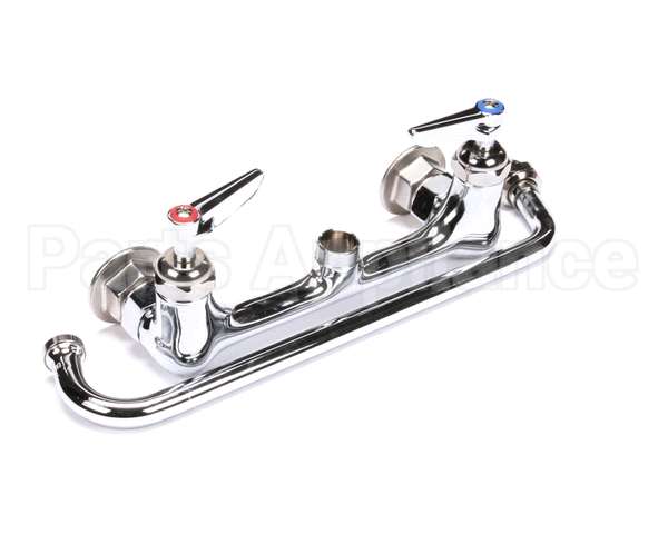 B-0231-CR T&S Brass 8 Wall Mount Faucet, 1/2 Npt Female Inle