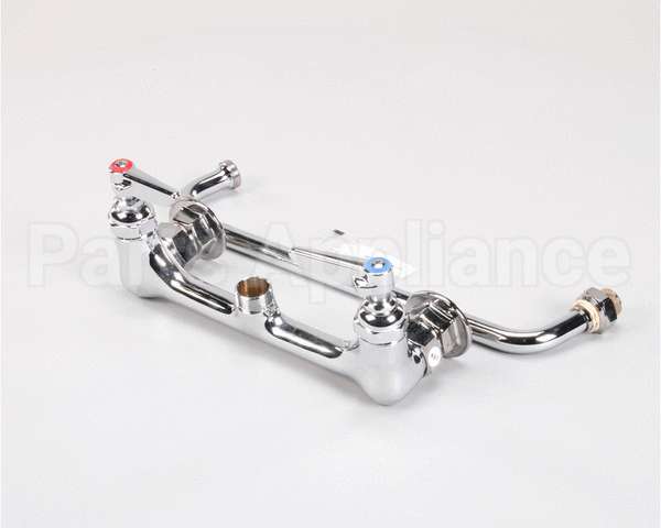 B-0231 T&S Brass Double Pantry Faucet, Wall Mount, 8 Cent