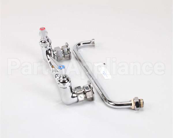 B-0231 T&S Brass Double Pantry Faucet, Wall Mount, 8 Cent