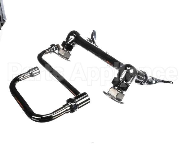 B-0266-CR-SC T&S Brass Dual Pantry Mixing Faucet 8 Wall Mount