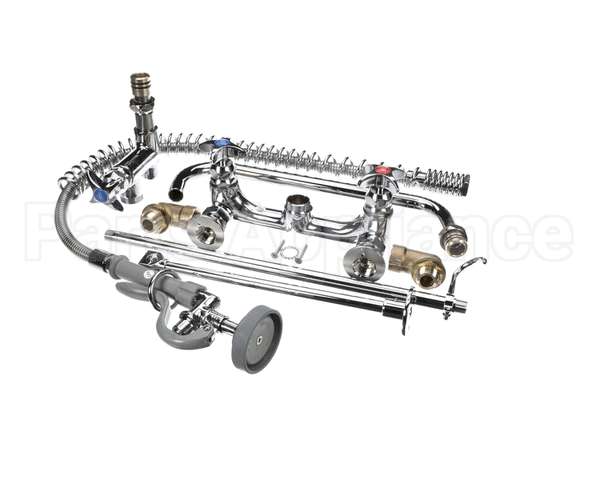 B-0279 T&S Brass Big-Flo Pre-Rinse Unit: 8 Wall Mount, Ad