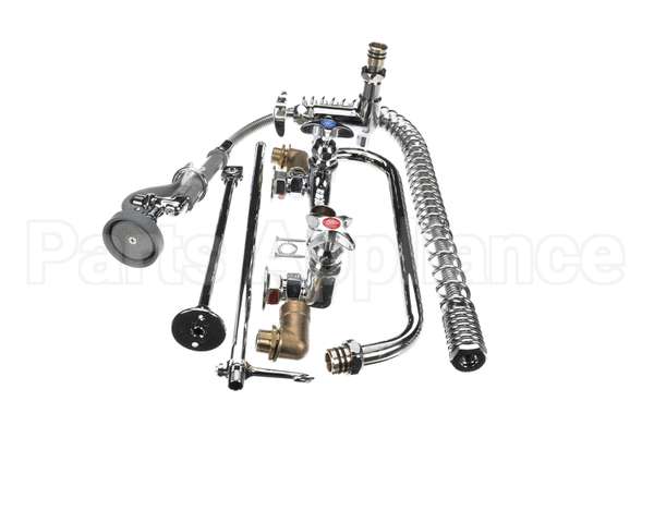 B-0279 T&S Brass Big-Flo Pre-Rinse Unit: 8 Wall Mount, Ad