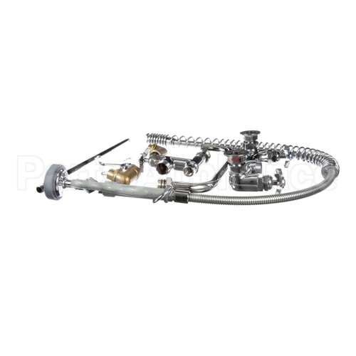 B-0287 T&S Brass Big-Flo Pre-Rinse Unit: 8 Wall Mount, 12