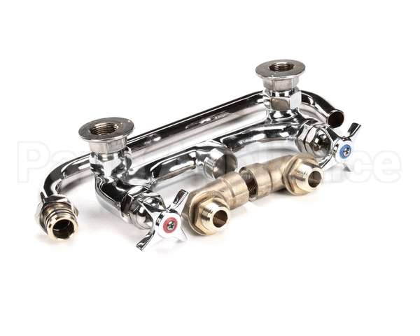 B-0290 T&S Brass Big-Flo Mixing Faucet, 8 Wall Mount, 12