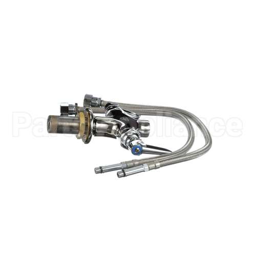 B-0300-LN T&S Brass Double Pantry Swivel/Rigid Base Faucet,