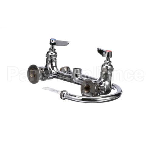 B-0331 T&S Brass Faucet, Wall Mount, 8 Centers, Eternas,