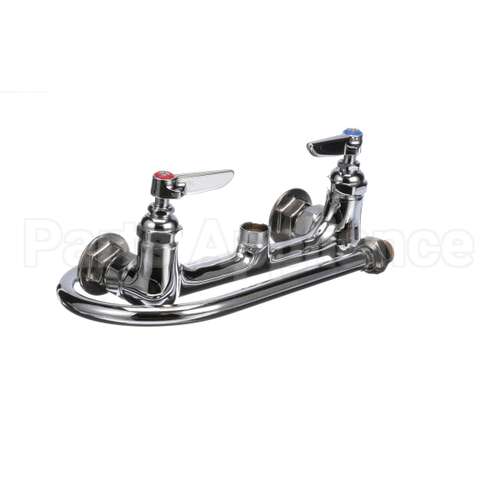 B-0331 T&S Brass Faucet, Wall Mount, 8 Centers, Eternas,