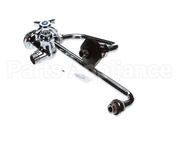 B-0592 T&S Brass Pot Filler, Wall Mount, Single Control,