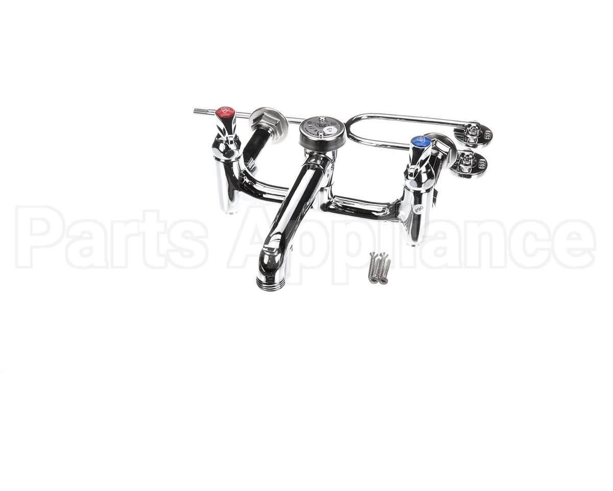 B-0655-BSTP T&S Brass Service Sink Faucet Wall Mount 8 Cente