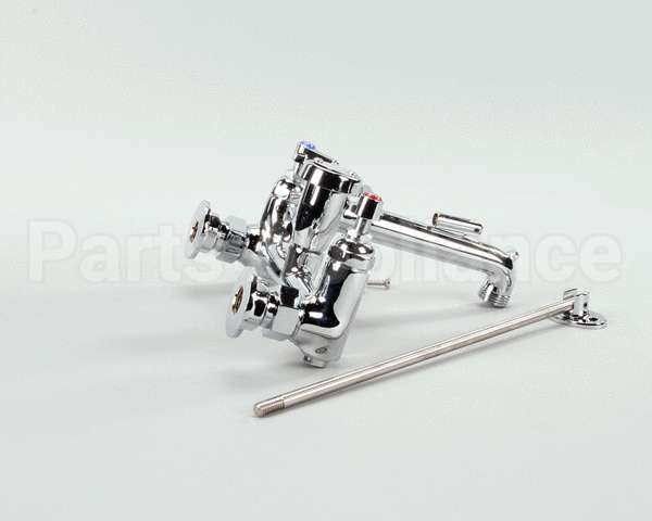 B-0665-BSTP T&S Brass Service Sink Faucet, Wall Mount, 8 Cente