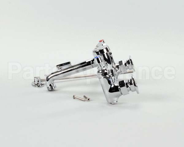 B-0665-BSTP T&S Brass Service Sink Faucet, Wall Mount, 8 Cente