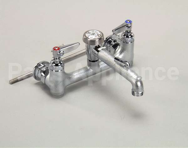 B-0665-BSTR T&S Brass Service Sink Faucet, Wall Mount, 8 Cente